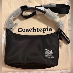 Coachtopia Loop Black Shoulder Bag